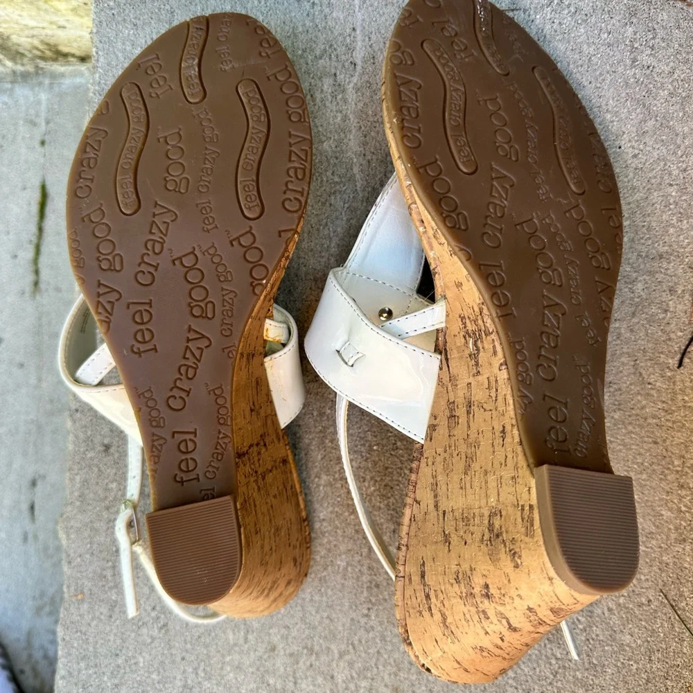 Dr Scholls White Wedges